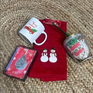 Christmas Mug, cup and Towel Set